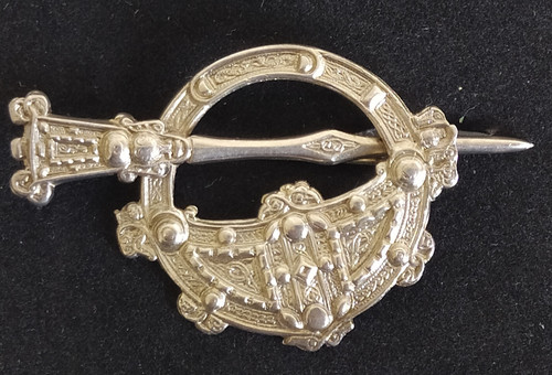 Irish silver tara brooch - irish,