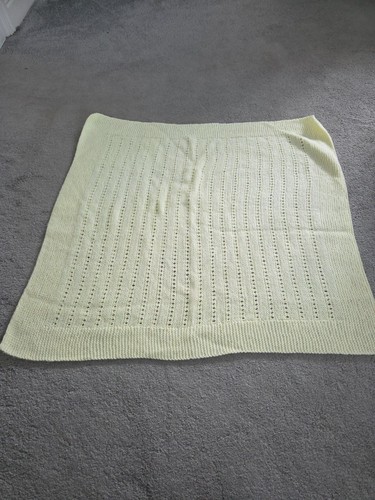 Yellow cotton knitted baby