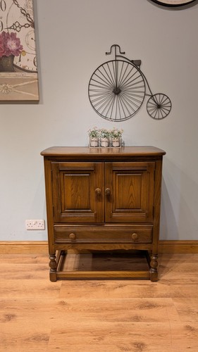 Ercol elm credence cupboard - ercol,