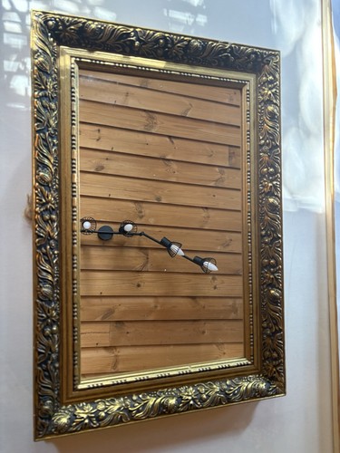 Gold tone rococo style gilt - gold-tone,