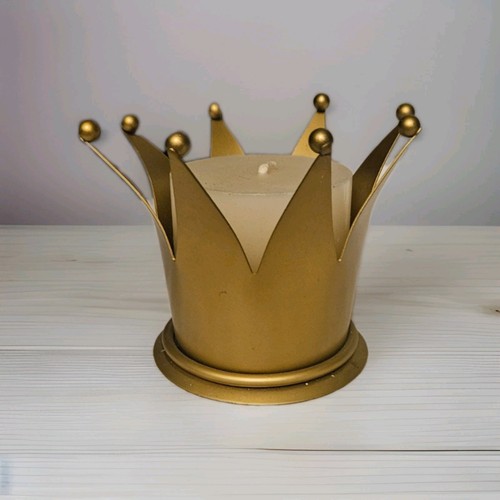Gold coloured metal - gold, crown