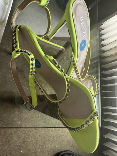 Women high heel lemon green - heel,