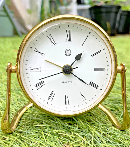 Vintage brass gimbal - vintage, desk