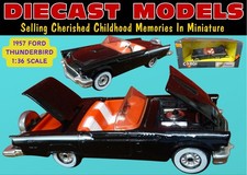 1957 FORD THUNDERBIRD; CORGI