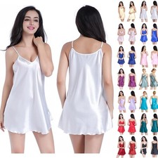 Ladies satin nightdress - ladies,