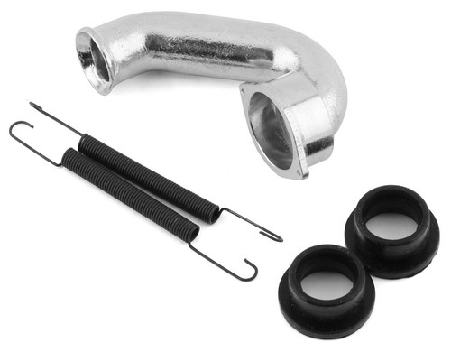 Hpi exhaust header - exhaust, w/gaskets