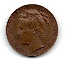 Queen Wilhelmina, Netherlands Inauguration Medal, 6th Sepetmber 1898