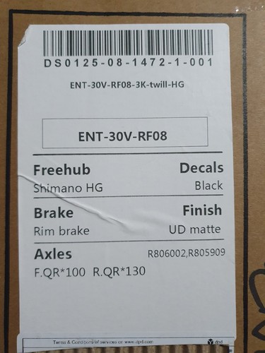 Elite wheelset ent 30v rf08 - elite, ent-30v-rf08