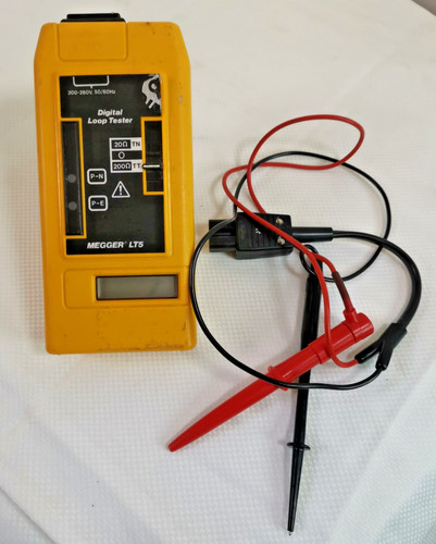 Megger lt5 digital loop tester - megger,
