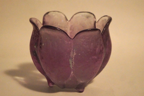 Mottled lilac lotus flower - lilac,