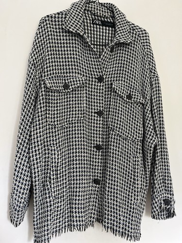 Zara oversized houndstooth - zara,