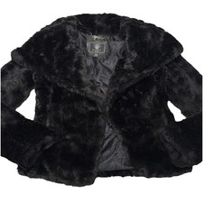 Lipsy Women's Faux Fur Black