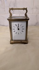Antique Carriage Clock in Very Good Used Condition & Working. No Key.