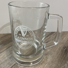 VINTAGE Guinness Stout Beer  Glass Tankard - Bar, Pub, Club - Collectables