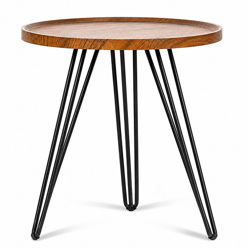 Modern round side table - round,