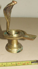 Vintage Brass Shivling/ Shiva Lingam Sheshnag Shesh Nag Idol Brass Statue