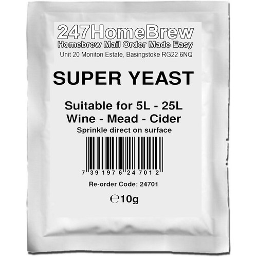 Super wine yeast 25l - wine, 5-25l