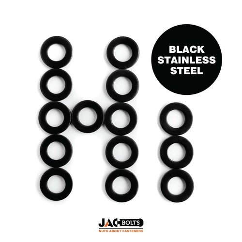 Black stainless steel - stainless, flat