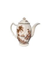 Vintage Rare Johnson Brothers The Old Mill Coffee Pot & Lid 8 Inch Made England 