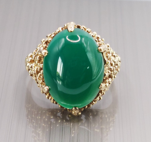 Vintage 9ct gold natural - vintage,