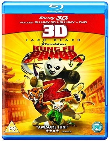 Kung panda blu ray - panda, 3d
