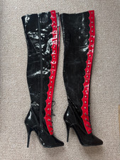 Pleaser Flamingo Thigh High