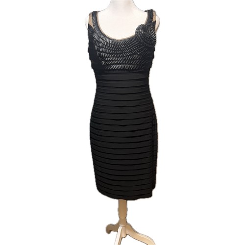 Adrianna papell black tiered - papell,