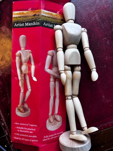 Wooden artist mannequin - mannequin, 12