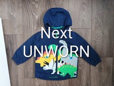 Boys Next Dinosaurs lightweight raincoat/rain  jacket 2-3 years