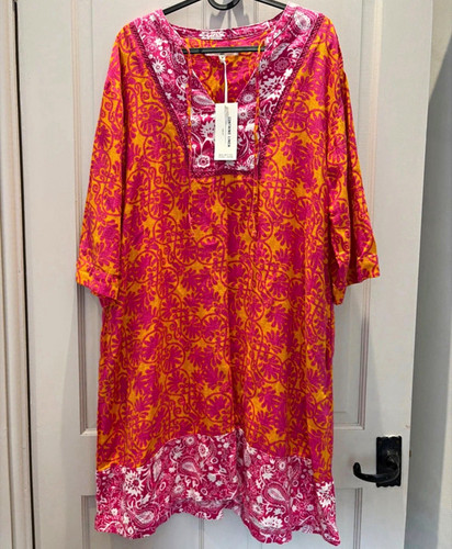 Next pink orange paisley tunic - pink,