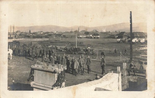 Wwi german soldiers village - german,