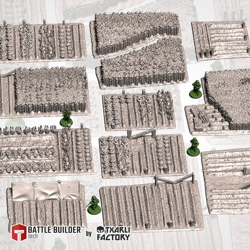 Crop fields terrain - crop,