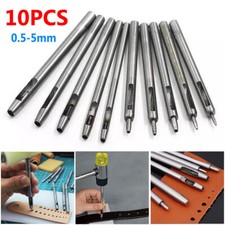 10x Hollow Punch Set Cutting