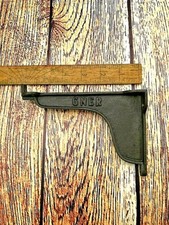 PAIR OF CAST IRON "GNER LIP"