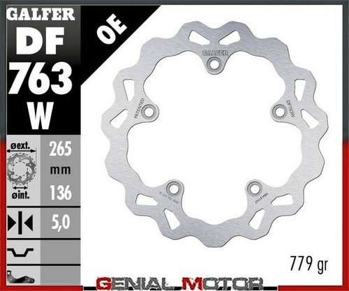 Galfer rear brake disc - rear,