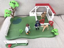 Playmobil Set 6147 Horse Paddock Superset -Foal Vet Stable Rider Pond Tree Fence