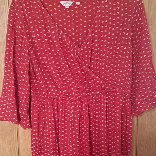 Fat face red floral - red,