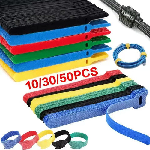 100x velcros reusable cable - 100x,