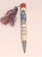 Coronation 1937 King George Queen Elizabeth Propelling Pencil Original Souvenir 