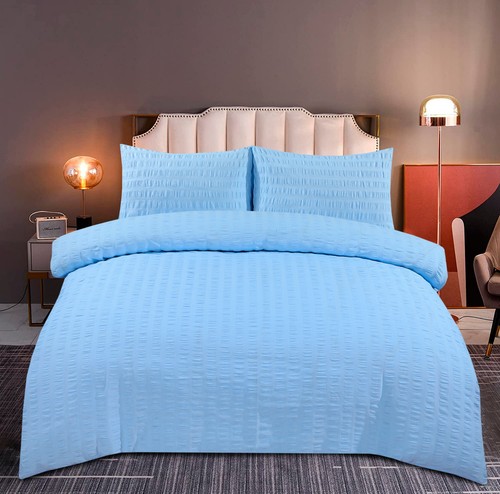 Seersucker duvet cover bedding - duvet,