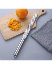 1pc Stainless Steel Cheese Vegetable Grater Lemon Zester Kitchen Nutmeg Parmesan