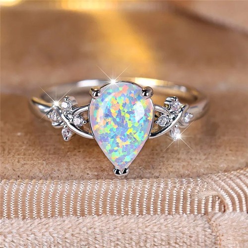 Opal ring gemstone - gemstone, 925