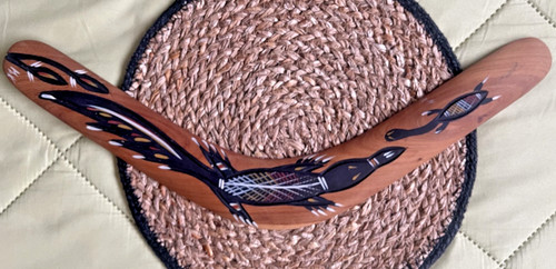 Hand carved painted - hand-carved/painted, aboriginal