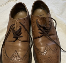 Clarks brown leather - clarks, brogue