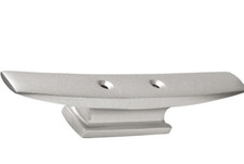 150mm ANODISED ALUMINIUM 2 HOLE BASE DECK CLEAT marine boat fender rope