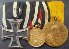 ✚11582✚ German pre WW1 mounted medal group Iron Cross Centenary Medal Franco-Pru