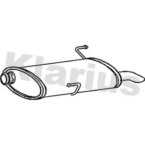 Exhaust rear back box for - box,