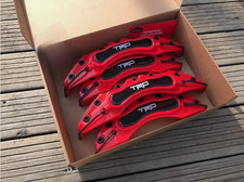 4x Red Brake Caliper Covers