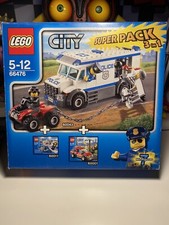 LEGO CITY 66476 CITY SUPER PACK 100% COMPLETE POLICE - FIRE