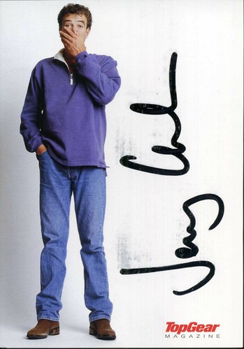 Jeremy clarkson signed top - jeremy,